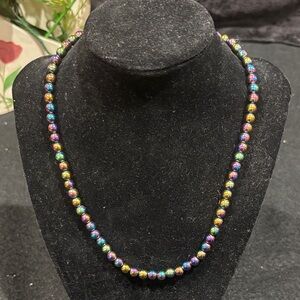 Women’s Handmade Magnetic Multicolor Beaded Necklace #147